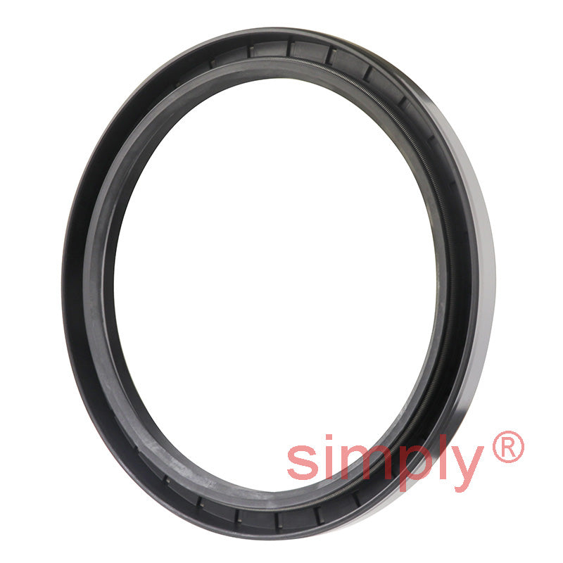 5.06x6.12x0.5 inch Nitrile Rubber Double Lip Rotary Shaft Oil Seal with Garter Spring R23 / TC Style