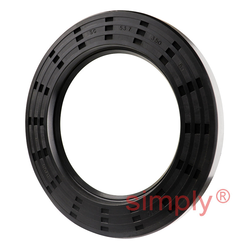 5.25x6.25x0.5 inch Nitrile Rubber Double Lip Rotary Shaft Oil Seal with Garter Spring R23 / TC Style