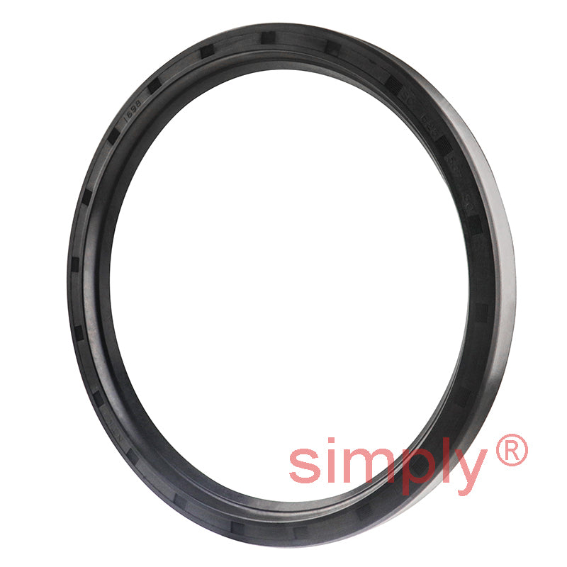 5.37x6.37x0.5 inch Nitrile Rubber Single Lip Rotary Shaft Oil Seal with Garter Spring R21 / SC Style