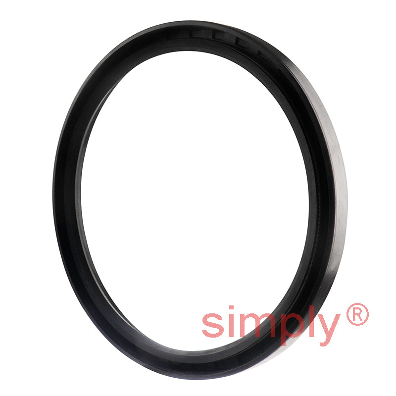 5.37x6.37x0.5 inch Nitrile Rubber Single Lip Rotary Shaft Oil Seal with Garter Spring R21 / SC Style