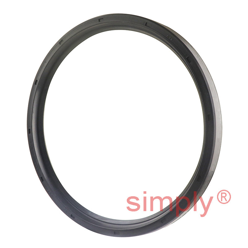 5.62x6.37x0.5 inch Nitrile Rubber Single Lip Rotary Shaft Oil Seal with Garter Spring R21 / SC Style
