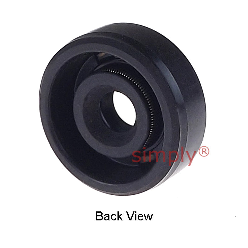5x16x6mm Nitrile Rubber Double Lip Rotary Shaft Oil Seal with Garter Spring TC / R23
