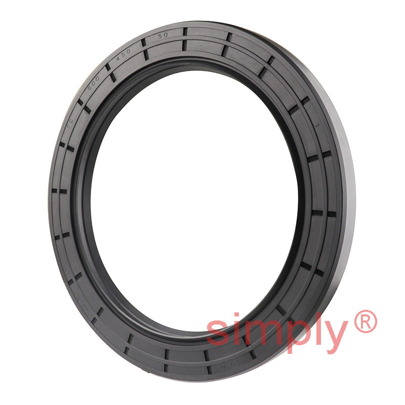 5x6x0.5 inch Nitrile Rubber Double Lip Rotary Shaft Oil Seal with Garter Spring R23 / TC Style