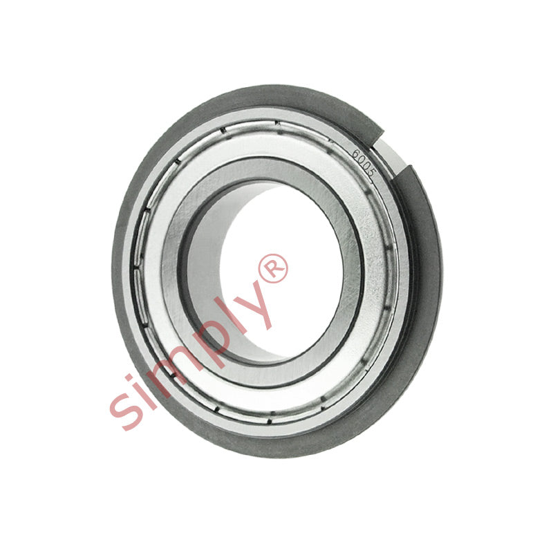 Major Branded 60052ZNR Metal Shielded Snap Ring Deep Groove Ball Bearing 25x47x12mm 