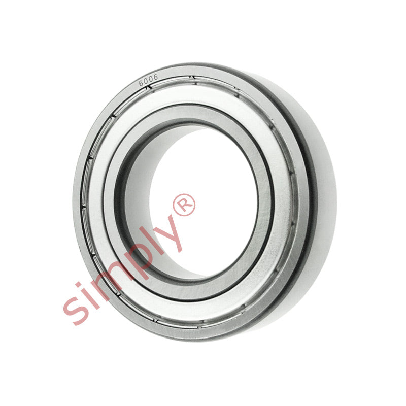 6006ZZ Budget Metal Shielded Deep Groove Ball Bearing 30x55x13mm