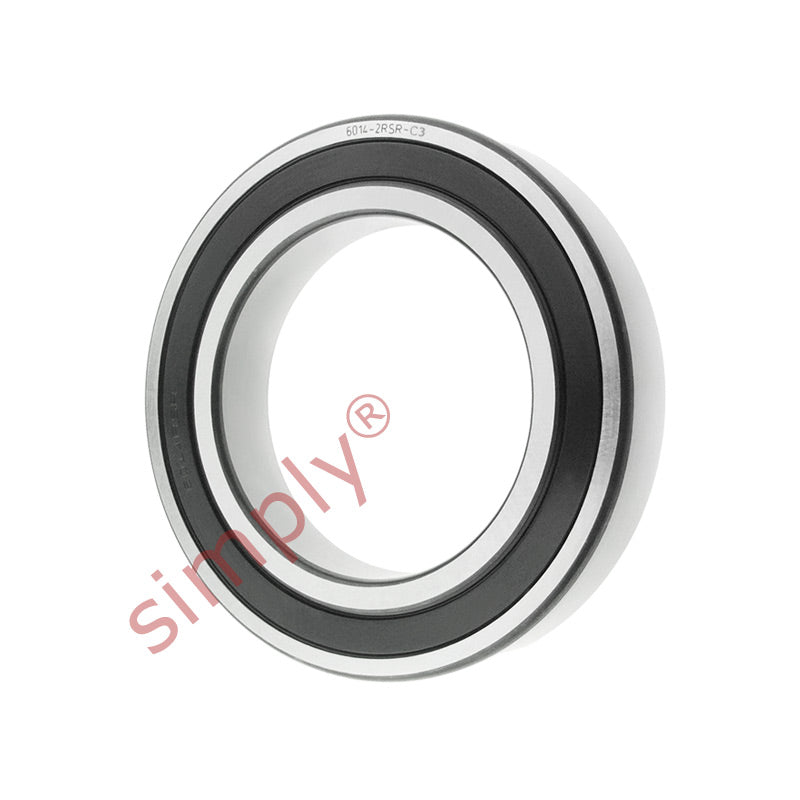 Major Branded 60142RSRC3 Rubber Sealed Deep Groove Ball Bearing 70x110x20mm
