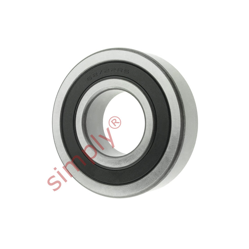 Major Branded 62/222RSR Rubber Sealed Deep Groove Ball Bearing 22x50x14mm