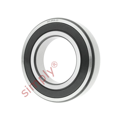 FAG 62112RSRC3 Rubber Sealed Deep Groove Ball Bearing 55x100x21mm
