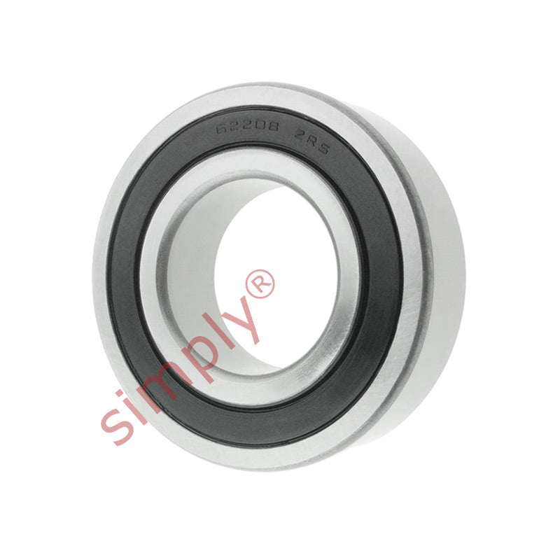 Major Branded 622082RSR Rubber Sealed Deep Groove Ball Bearing 40x80x23mm