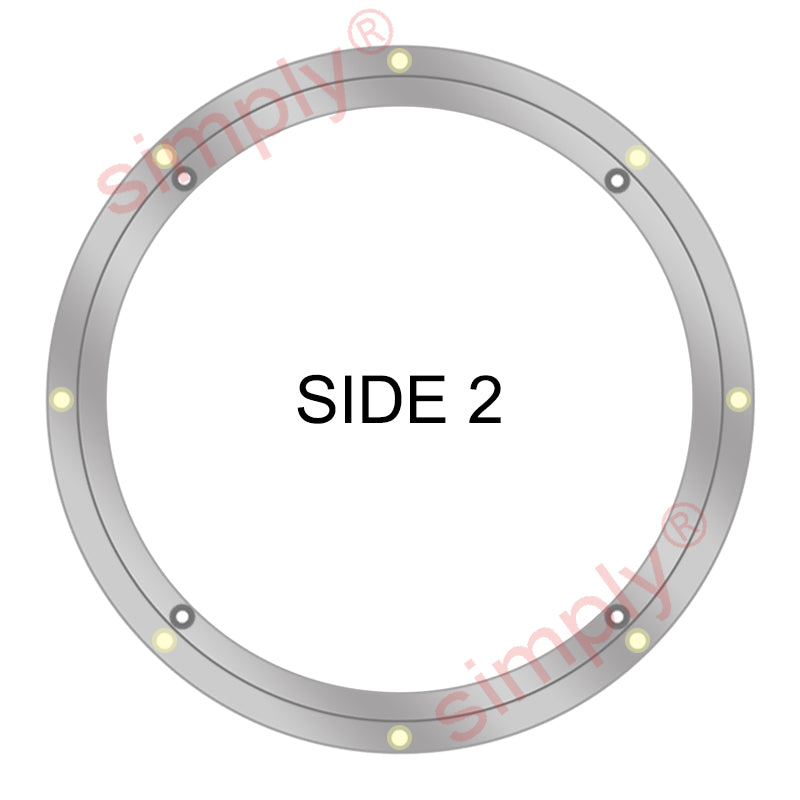 680mm Round Lazy Susan Rotating Aluminium Turntable Bearing