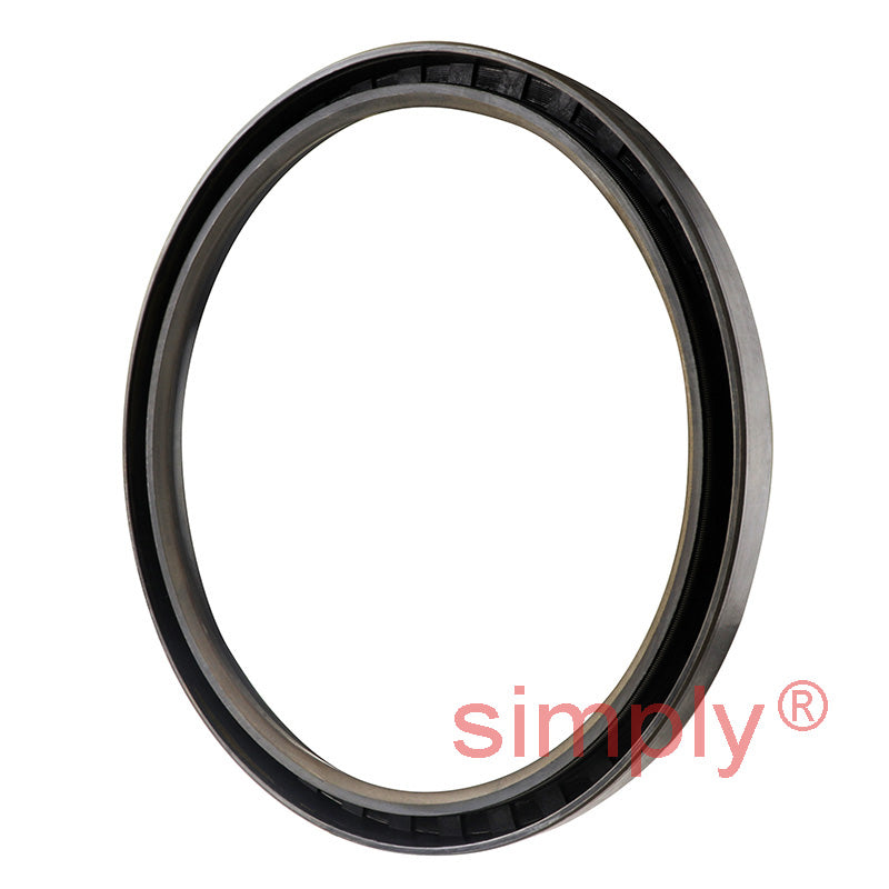 6.12x7.12x0.5 inch Nitrile Rubber Single Lip Rotary Shaft Oil Seal with Garter Spring R21 / SC