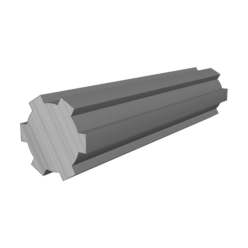 Major Brand SPS28X23X6/1 Metric Steel Splined Shaft with 6 Splines 23x28x1000mm - Allow 2-3 Days