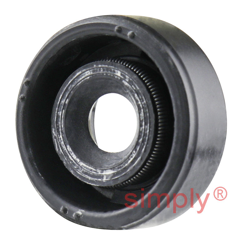 6x19x7mm Nitrile Rubber Single Lip Rotary Shaft Oil Seal with Garter Spring SC / R21