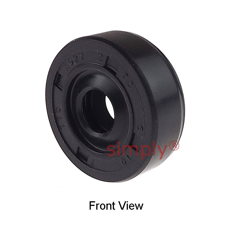 6x19x7mm Nitrile Rubber Double Lip Rotary Shaft Oil Seal with Garter Spring TC / R23