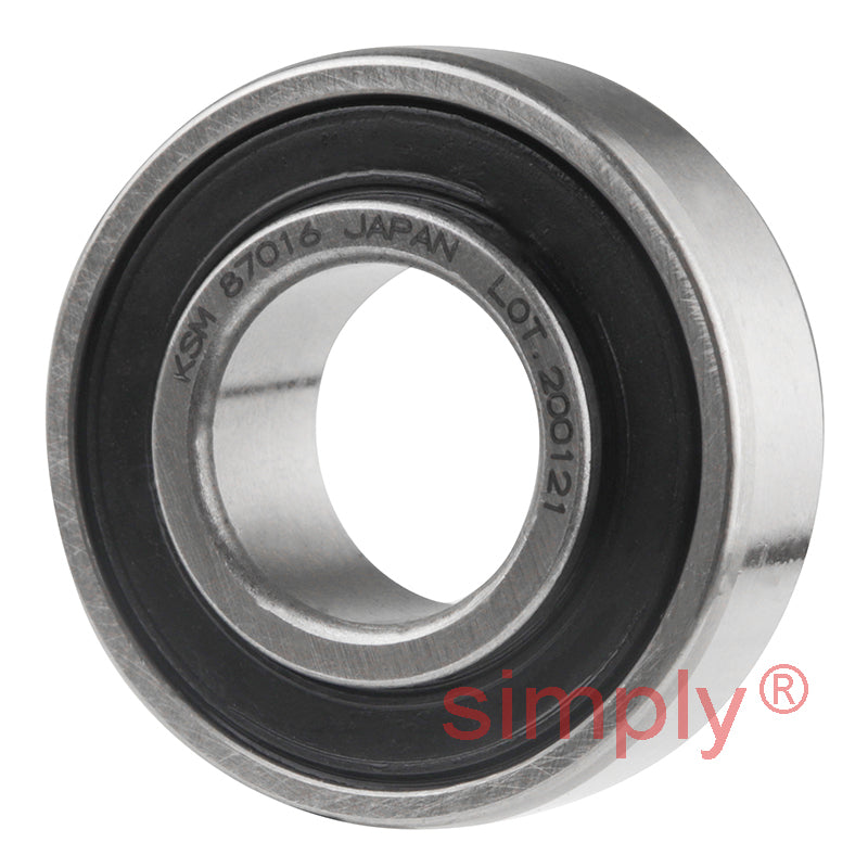 FAG 87016 Deep Groove Ball Bearing with Extended Inner Ring Felt Front Seal and Steel Back Seal 16x35x12.7mm