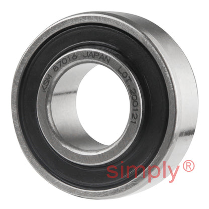 FAG 87016 Deep Groove Ball Bearing with Extended Inner Ring Felt Front Seal and Steel Back Seal 16x35x12.7mm