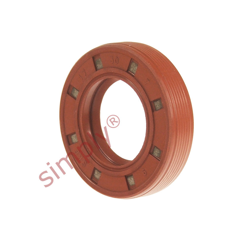 SKF CR17x30x7HMSA10V Double Lip FKM Rubber Rotary Shaft Seal