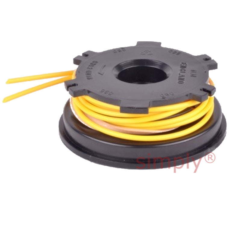 RY200 Grass Strimmer Spool and Cord/Line 2.4mm - 2x2.25m By ALM