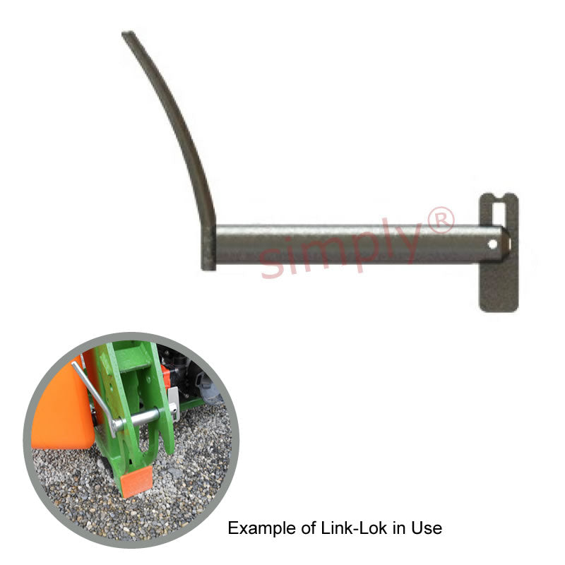 SLPA28180 LinkLok Implement/Arm Pin for use with Agricultural Machinery/Trailers 28x180mm