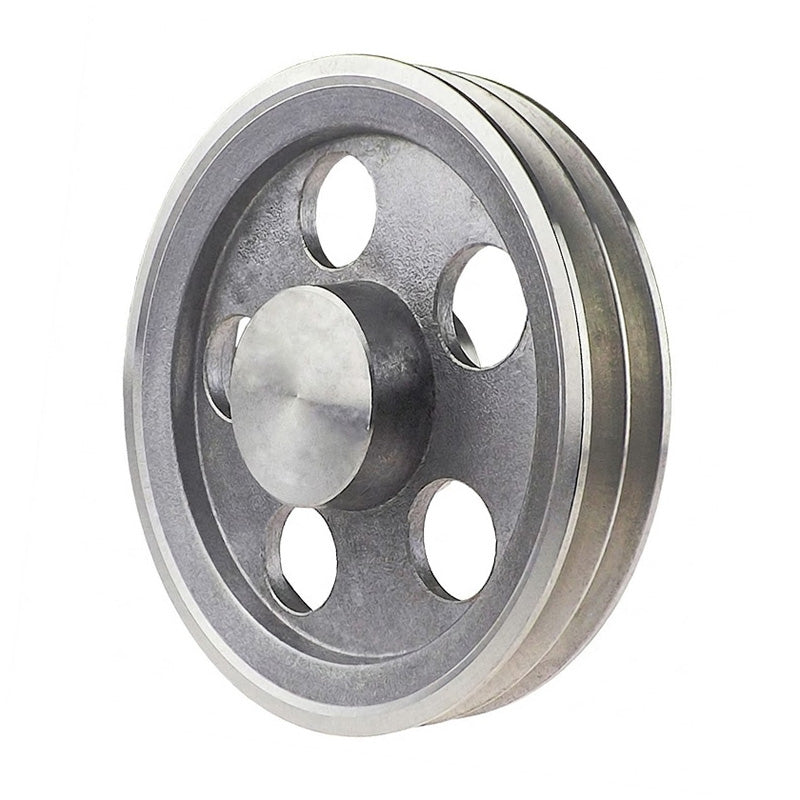 SPA Section Un-Bored Aluminium Pulley with 2 Grooves 120mm Pitch Diameter