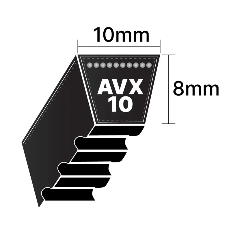 AVX10x1510 Pix AVX-Section Cogged V-Belt