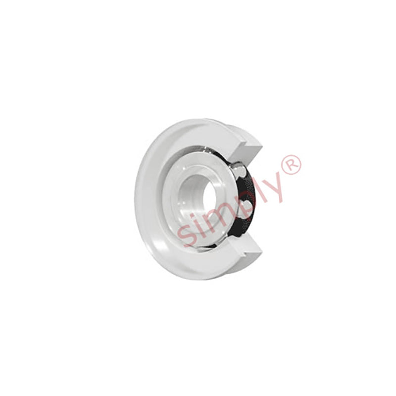 xiros xirodur BB608FB18010GLCC Polymer Ball Bearing with PA Cage and Glass Balls with Flange and Double Sided Cover Plate 8x28x7mm - Allow 2-3 Days