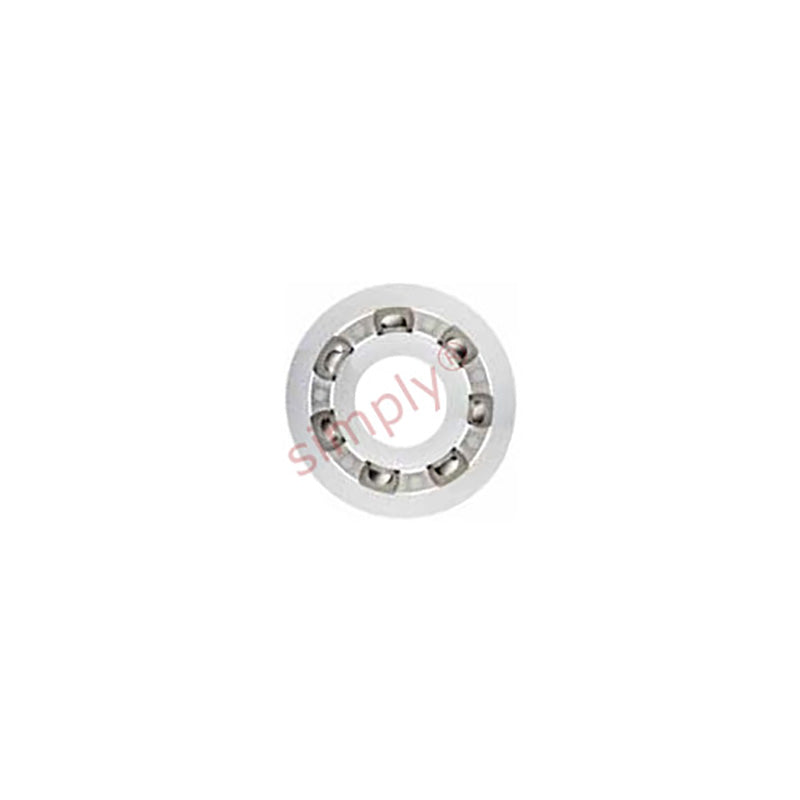 xiros xirodur BB625B18050ES Open Type FDA compliant Polymer Ball Bearing with PE Cage and Stainless Steel Balls 5x16x5mm - Allow 2-3 Days