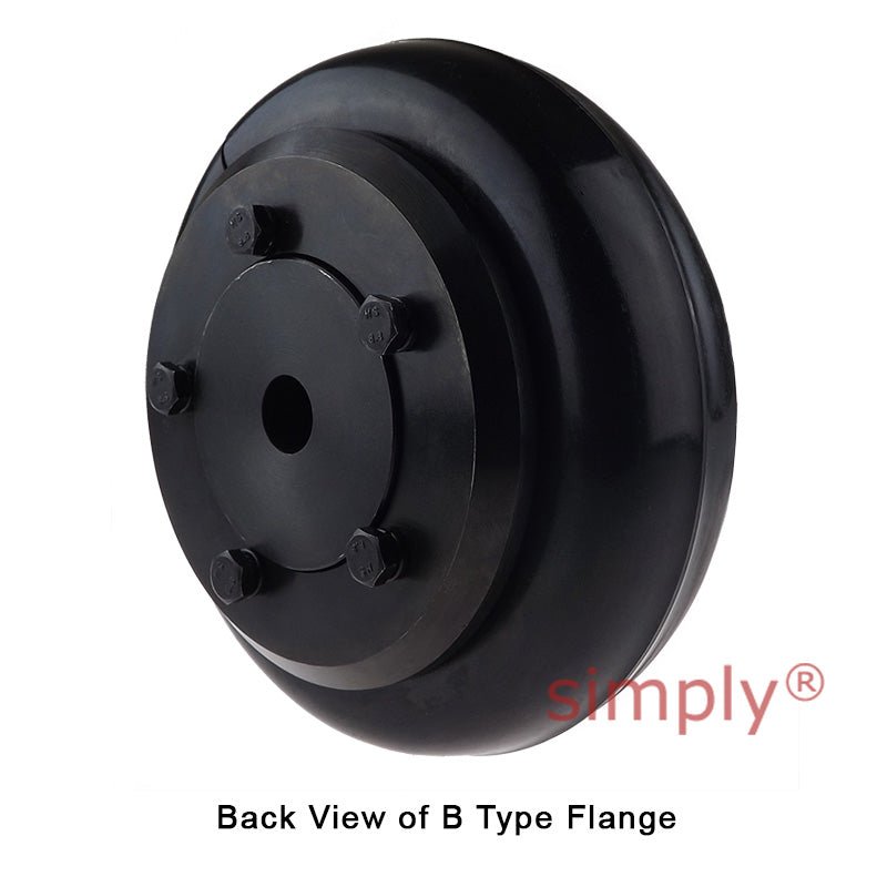 Major Brand F70B/F70B Pilot Bored Tyre Drive Coupling Assembly with Natural Rubber Tyre
