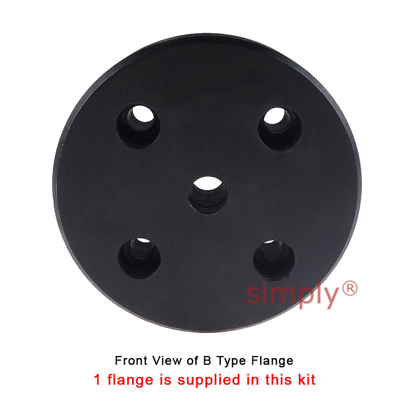 Major Branded F40F/F40B Inner Facing Taper Bore/Pilot Bored Tyre Drive Coupling Assembly with Fire Resistant Antistatic (F.R.A.S) Tyre