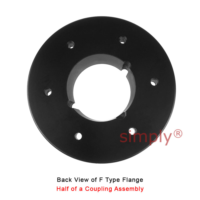 Major Branded F90F-MB Drive Coupling Inner Tapered Locking Bush Type Max Bush Bore 60mm / 2-1/2 inch