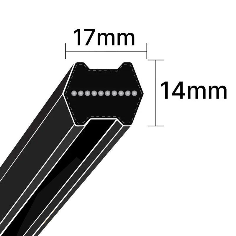 BB195 Pix Hexagon Section Double Sided V-Belt