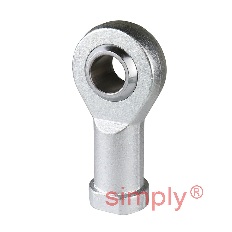 Durbal BEF16-20-501 Maintenance Free Right Hand Metric Steel / PTFE Lined Female Rod End M16 Thread