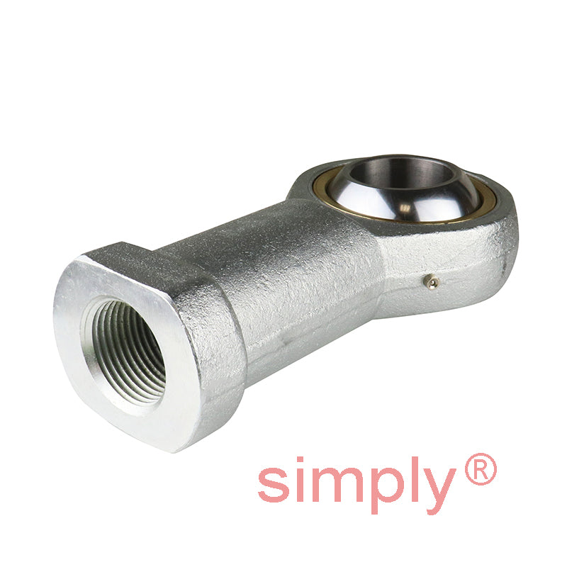 Durbal BEFN14-20-501 Maintenance Required Right Hand Metric Steel Female Rod End M14 Thread