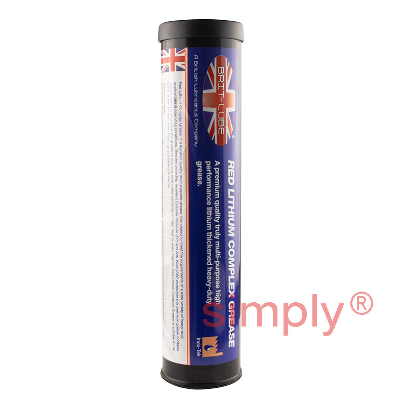 Brit-Lube Indu-Tek Red Lithium Complex 400g