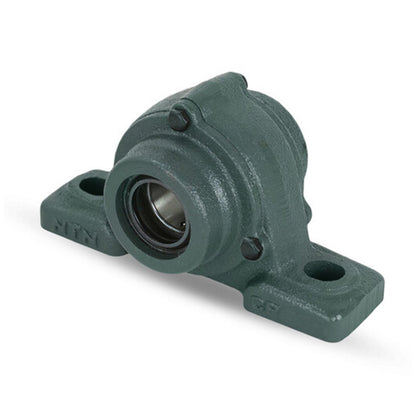 NTN C-UCP214-210D1 Imperial Cast Iron Two Bolt Pillow / Plummer Block Housing with 2-5/8 inch Bore Insert with Cast Iron Cover - Open Version - Allow 2-3 Days