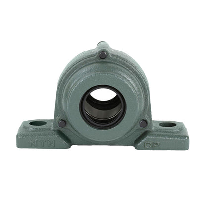 NTN C-UKP306D1/H2306X Metric Cast Iron Two Bolt Pillow / Plummer Block Housing with Cast Iron Cover - Open Version - Insert and Adaptor Sleeve Fits 25mm Shaft - Allow 2-3 Days