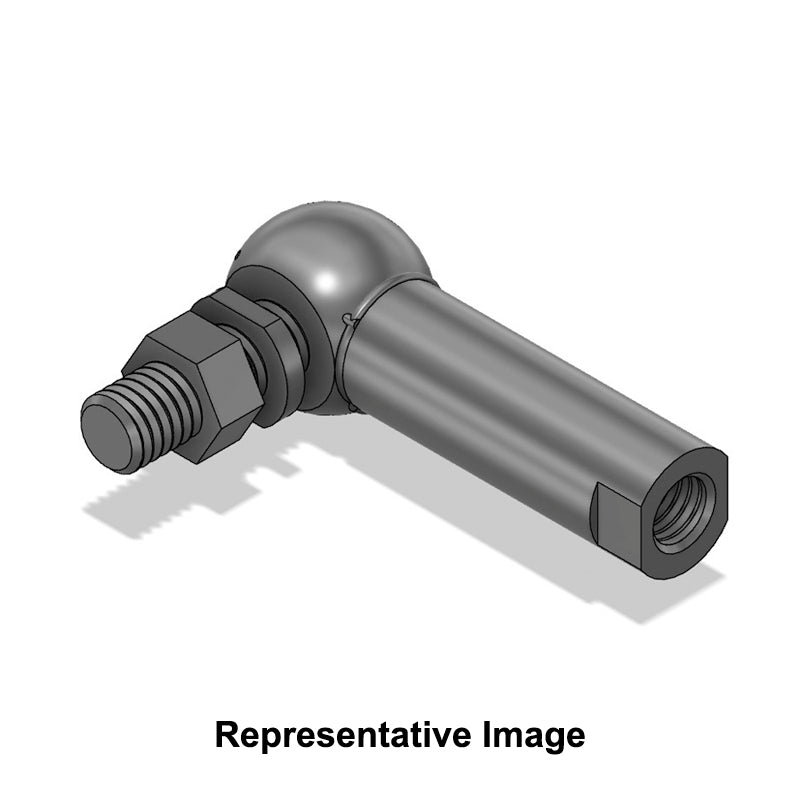 Chiavette CSL16 Right Hand Steel Long Ball Joint with Safety Clip 16mm Ball Diameter M10 Thread - Allow 2-3 Days