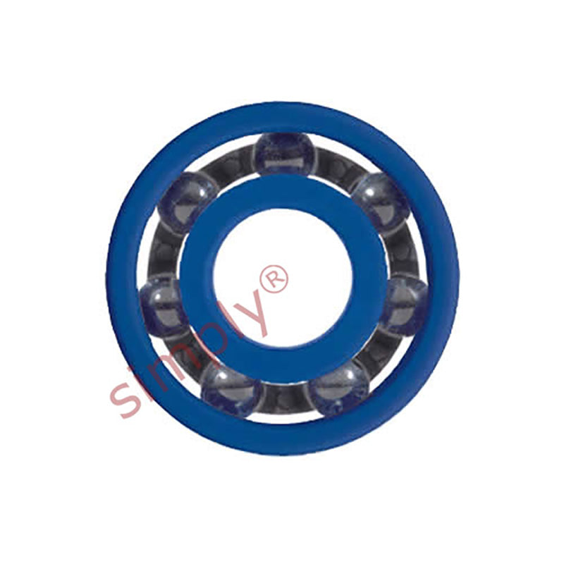 xiros xirodur BB608D18010GL Open Type Polymer Ball Bearing with PA Cage and Glass Balls 8x22x7mm - Allow 2-3 Days
