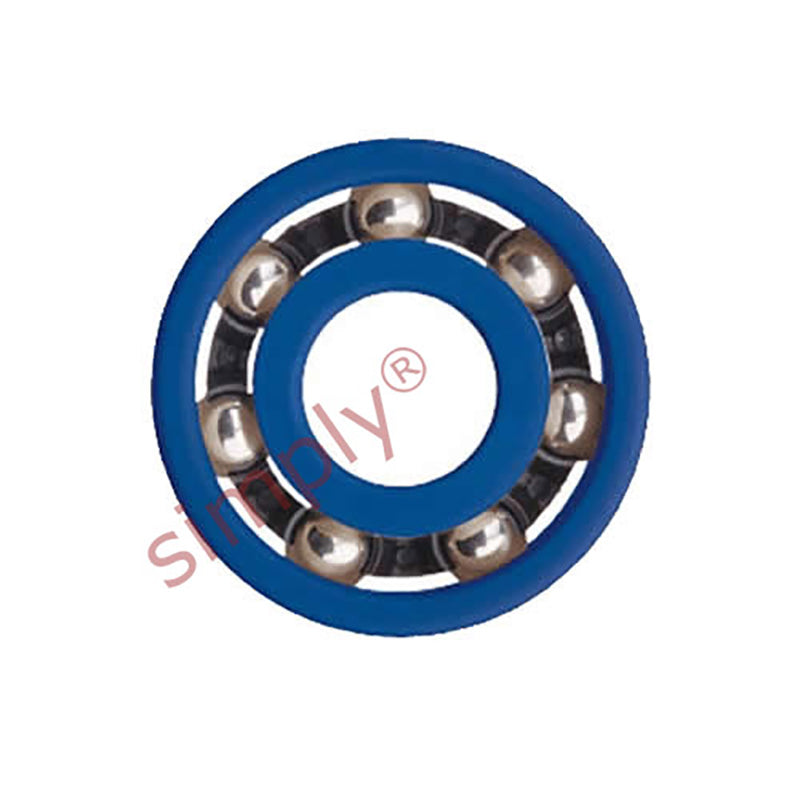 xiros xirodur BB6000D18010ES Open Type Polymer Ball Bearing with PA Cage and Stainless Steel Balls 10x26x8mm - Allow 2-3 Days