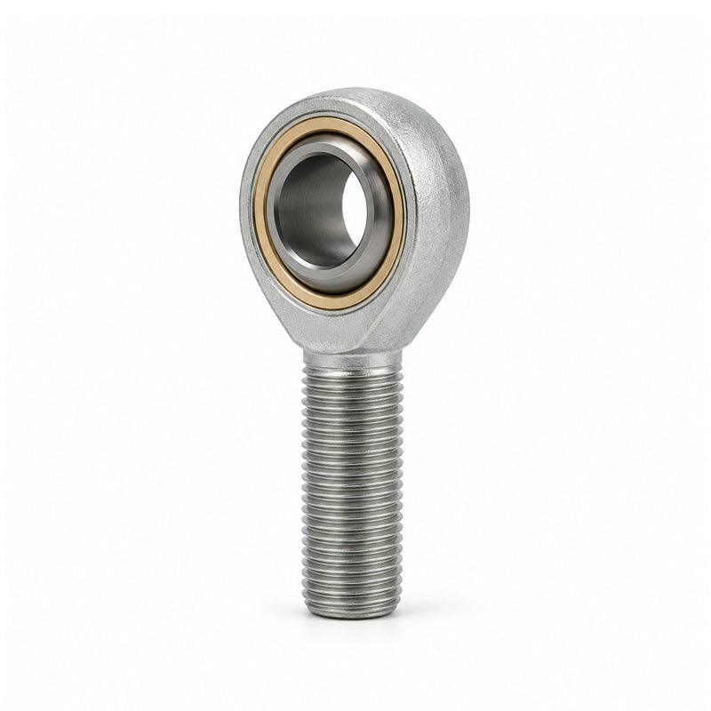 Durbal DSAL18-T/K Maintenance Free Left Hand Metric Steel / PTFE Lined Male Rod End M18x1.5 Thread
