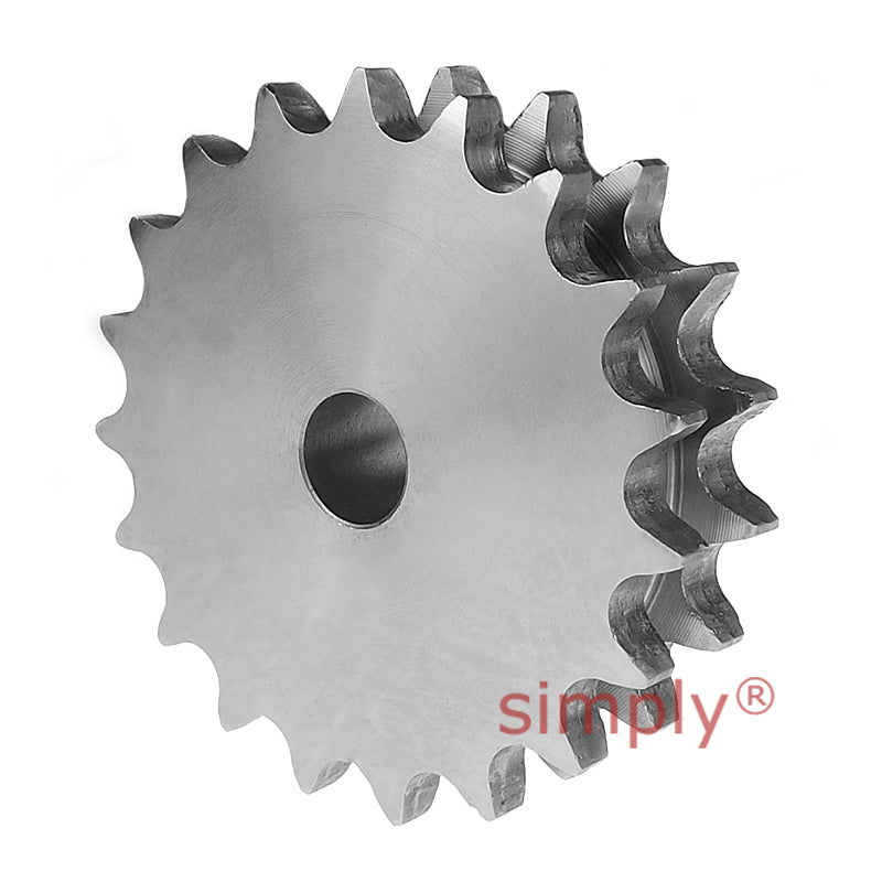 Branded 45 Tooth 08B Duplex Platewheel for 1/2 inch Pitch Chain