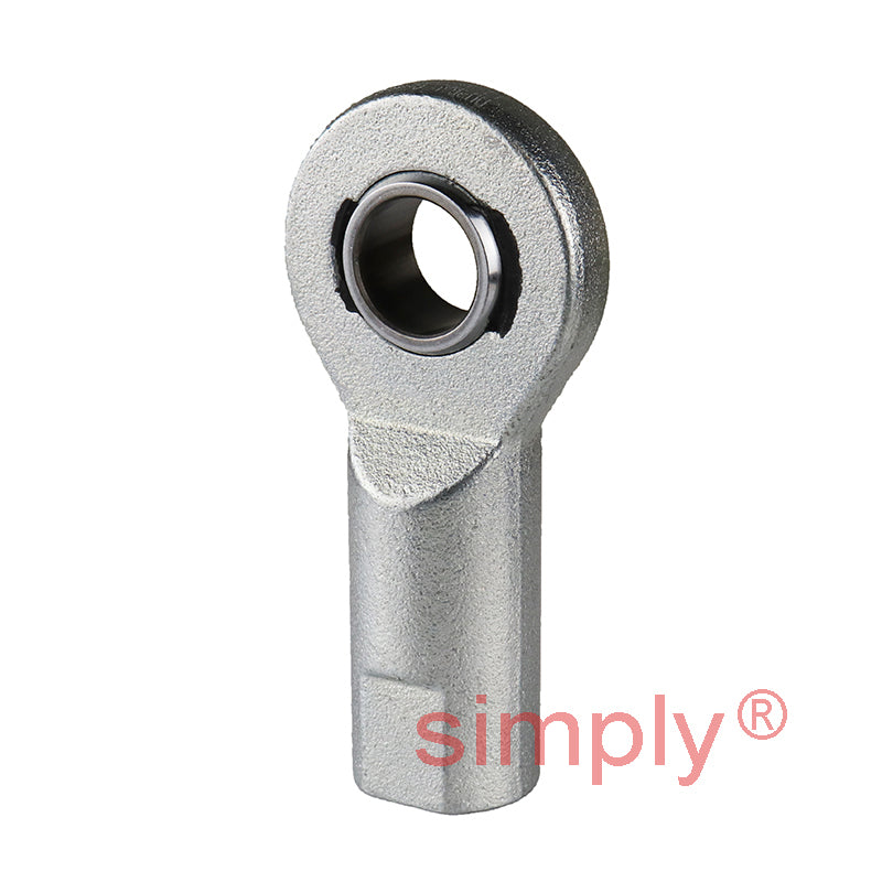 Durbal EF17-20-502 Maintenance Free Left Hand Metric Steel / PTFE Lined Female Rod End M16 Thread