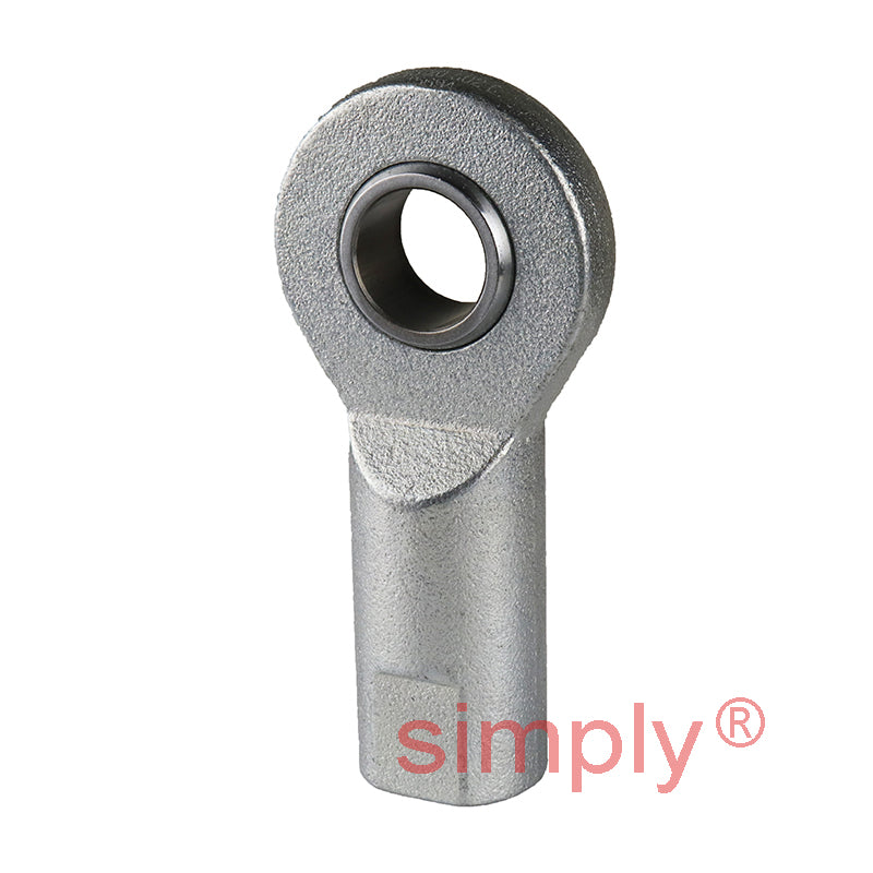 Durbal EF17-20-502 Maintenance Free Left Hand Metric Steel / PTFE Lined Female Rod End M16 Thread