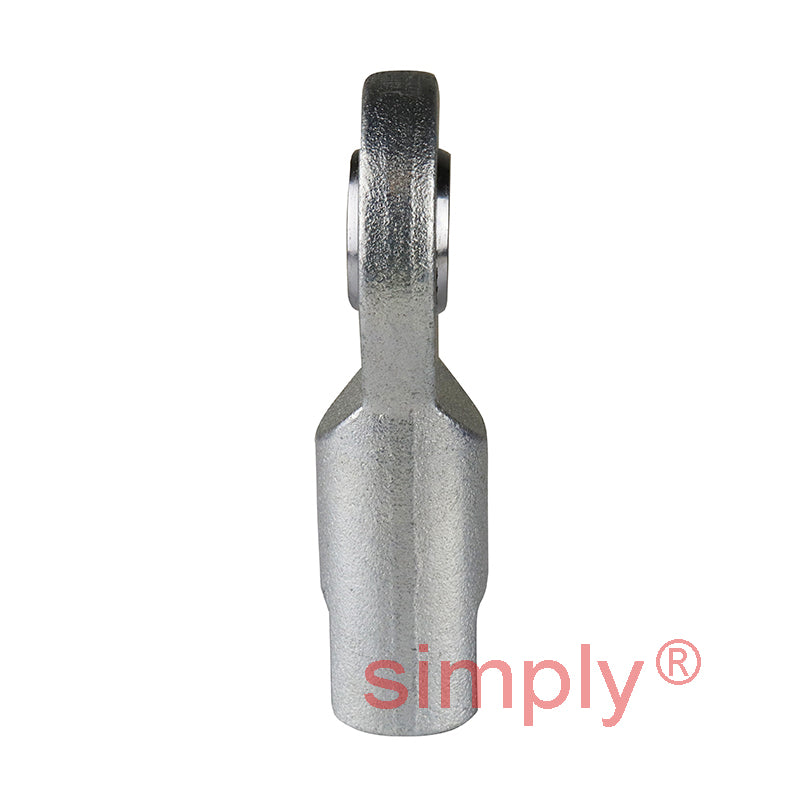 Durbal EF35-20-501 Maintenance Free Right Hand Metric Steel / PTFE Lined Female Rod End M36x3 Thread