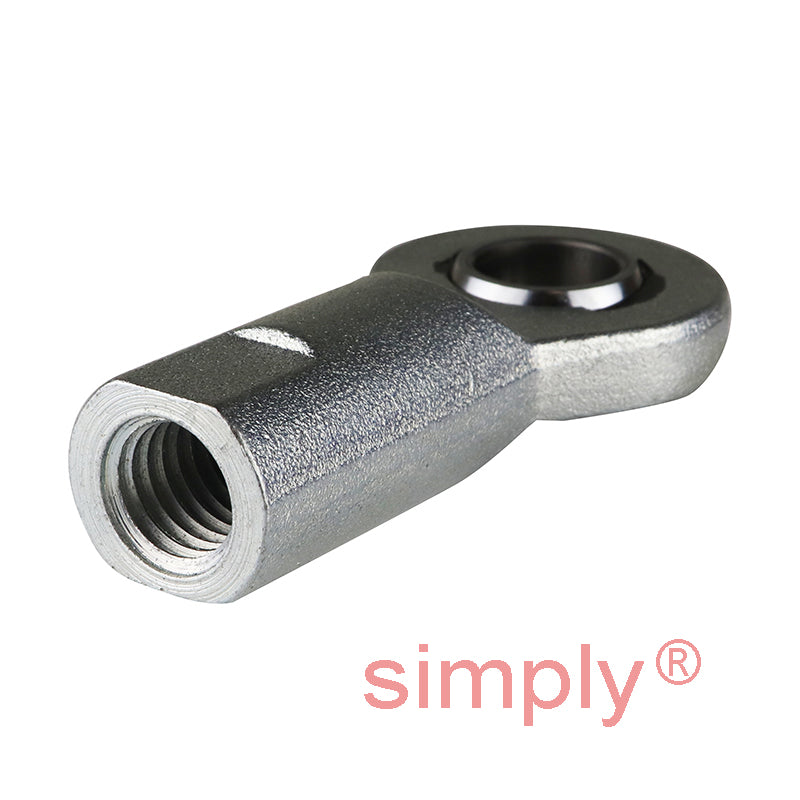 Durbal EF40-20-501 Maintenance Free Right Hand Metric Steel / PTFE Lined Female Rod End M42x3 Thread