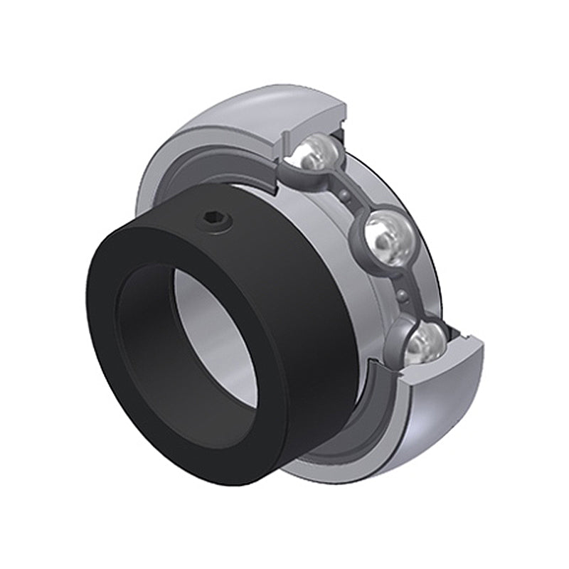 SNR ES206-20G2T04 Imperial Flatback Spherical Outer Low Temp Bearing Insert 1-1/4 inch Bore 62mm Outside Diameter with Eccentric Collar - Allow 2-3 Days