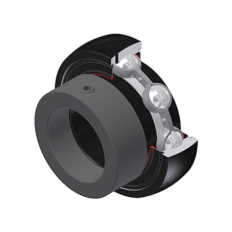 SNR ES209-26G2T20 Imperial Flatback Spherical Outer High Temp Bearing Insert 1-5/8 inch Bore 85mm Outside Diameter with Eccentric Collar - Allow 2-3 Days