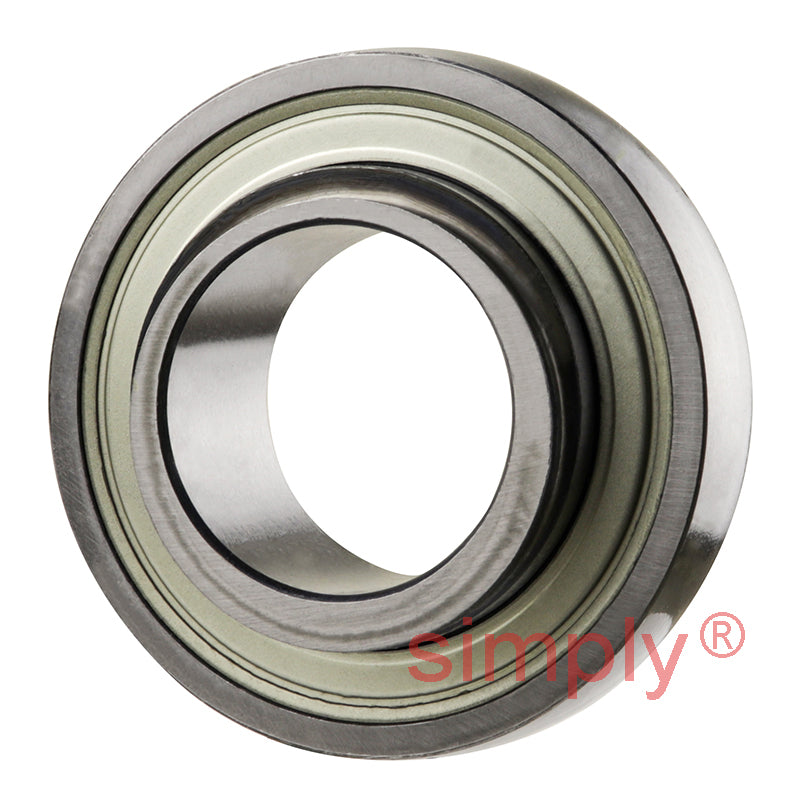 SNR ES208G2 Metric Flatback Spherical Outer Bearing Insert 40mm Bore 80mm Outside Diameter with Eccentric Collar