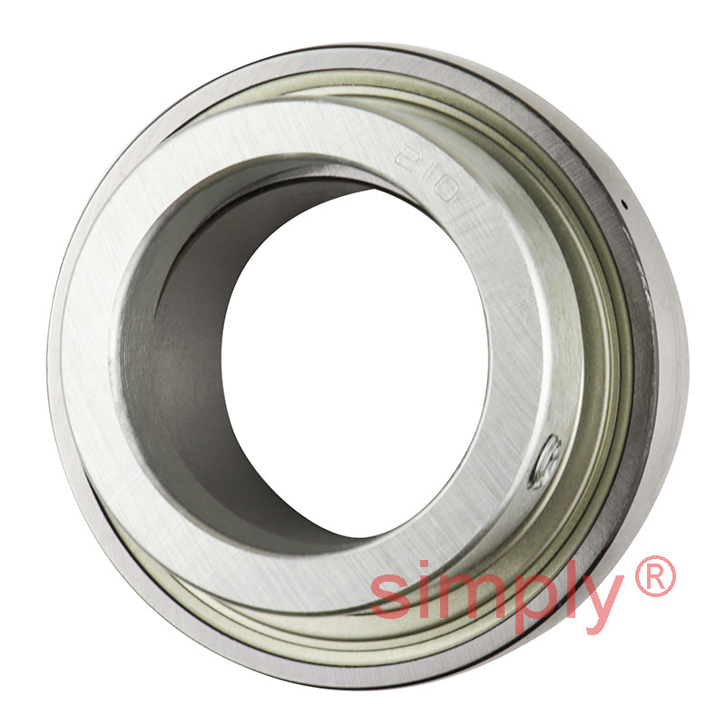SNR ES210G2 Metric Flatback Spherical Outer Bearing Insert 50mm Bore 90mm Outside Diameter with Eccentric Collar