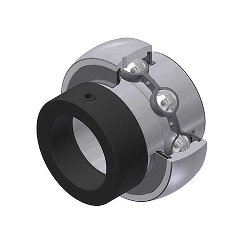 SNR EX209-26G2T04 Imperial Full Width Spherical Outer Low Temp Bearing Insert 1-5/8 inch Bore 85mm Outside Diameter with Eccentric Collar - Allow 2-3 Days